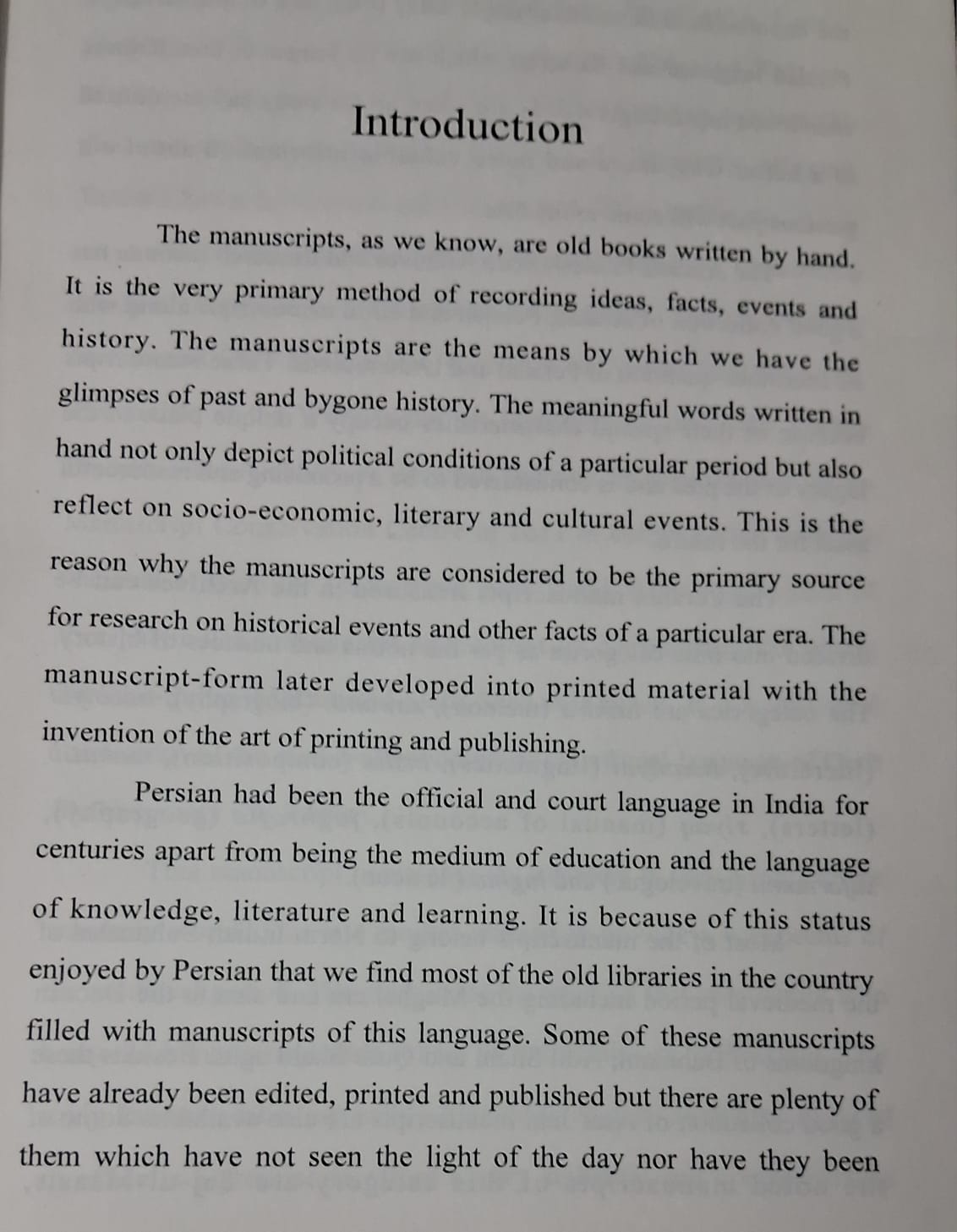 Tarikh e Sultan Qutb Shah (Persian) — Introduction